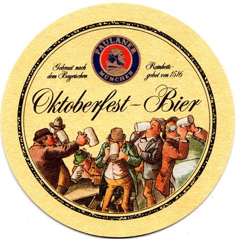 münchen m-by paulaner okto trink 3a (rund215-6 biertrinker-gebraut nach) 